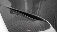 Tesla Model 3 Highland / Performance 2024-ON with Aftermarket Parts - Action Aero Series Hood Bonnet Carbon Fiber From ArmorExtend