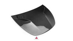 Tesla Model 3 Highland / Performance 2024-ON with Aftermarket Parts - Action Aero Series Hood Bonnet Carbon Fiber From ArmorExtend