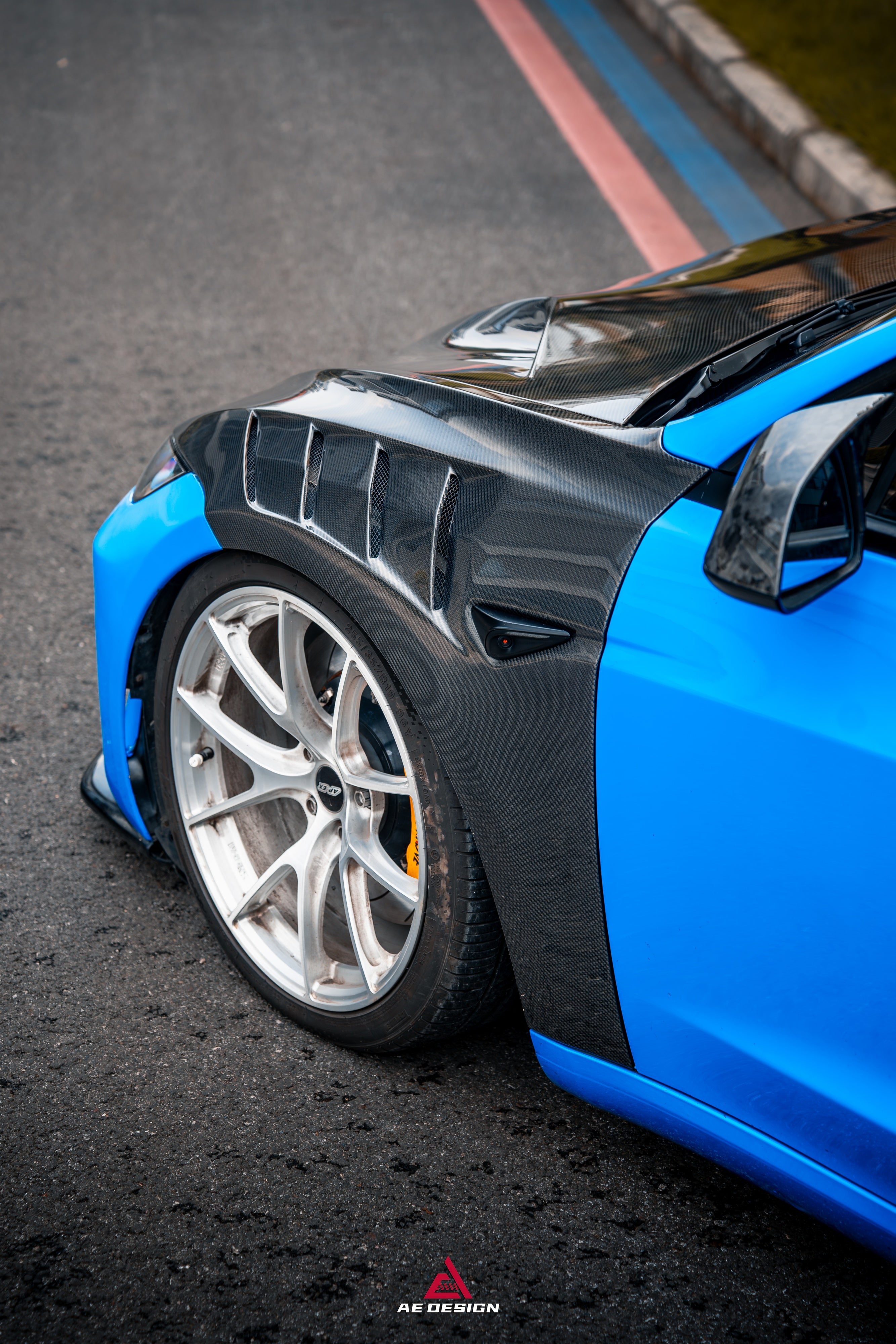 Tesla Model 3 Highland / Performance 2024-ON with Aftermarket Parts - Action Aero Series Hood Bonnet Carbon Fiber From ArmorExtend