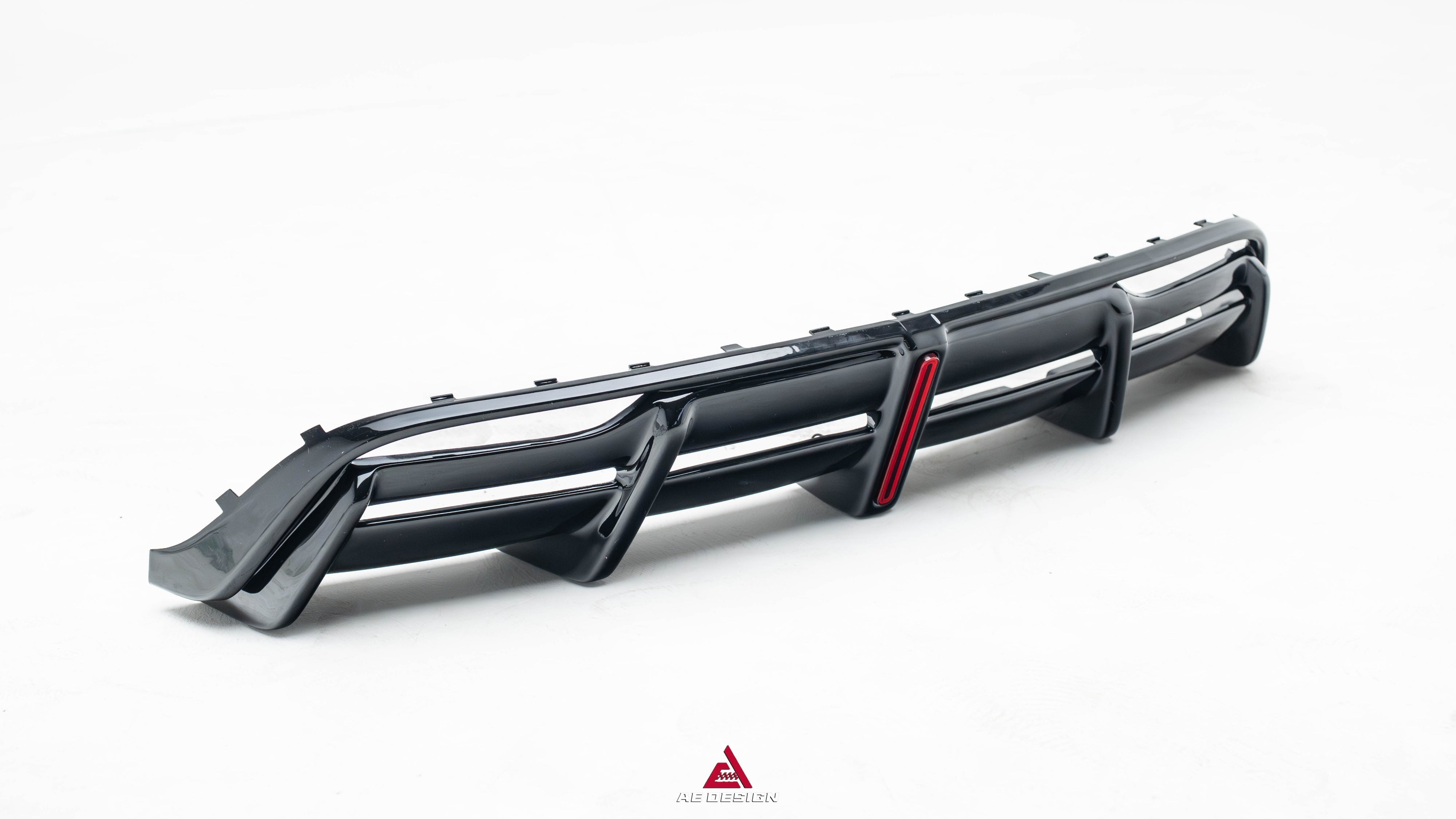 Tesla Model 3 Highland 2024-ON with Aftermarket Parts - Plustic Rear Diffuser ABS from ArmorExtend