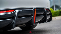 Tesla Model 3 Highland 2024-ON with Aftermarket Parts - Plustic Rear Diffuser ABS from ArmorExtend