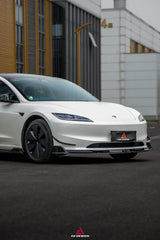 Tesla Model 3 Highland 2024-ON with Aftermarket Parts - Plustic Front Lip ABS from ArmorExtend