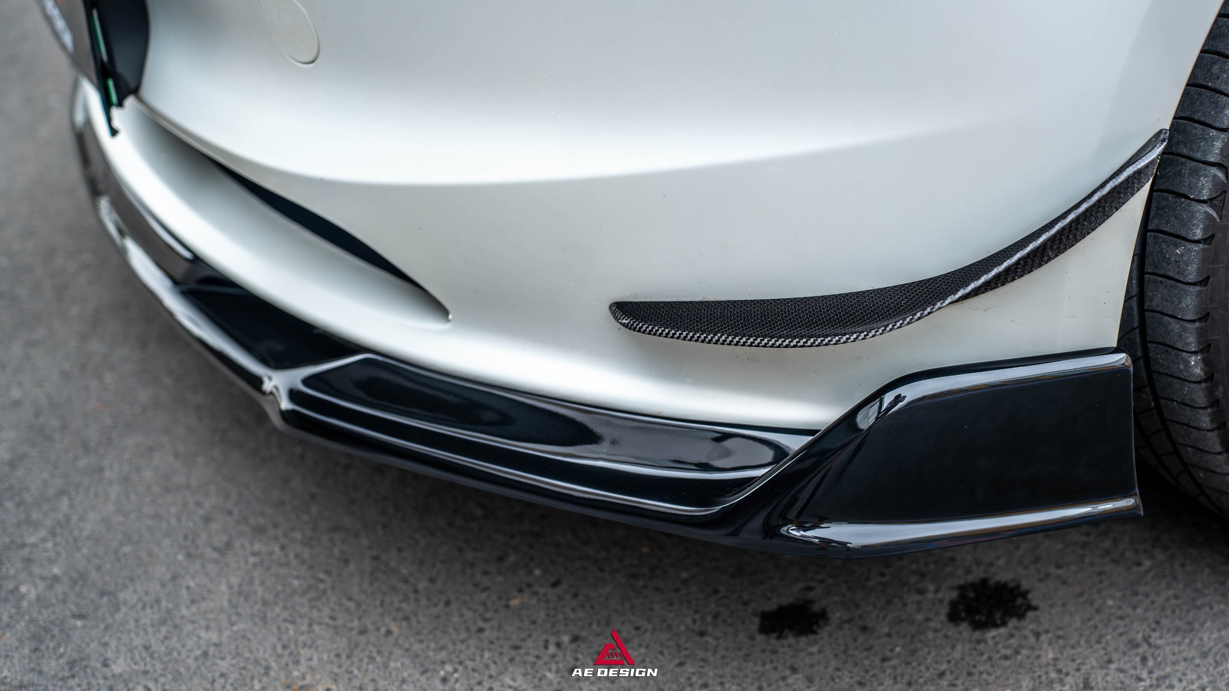 Tesla Model 3 Highland 2024-ON with Aftermarket Parts - Plustic Front Lip ABS from ArmorExtend