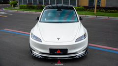 Tesla Model 3 Highland 2024-ON with Aftermarket Parts - Plustic Front Lip ABS from ArmorExtend