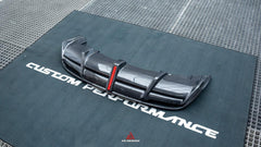 Tesla Model 3 Highland / Performance 2024-ON with Aftermarket Parts - AE Style Rear Diffuser & Canards Carbon Fiber from?ArmorExtend