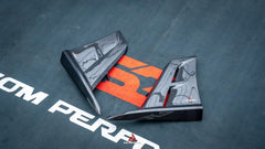 Tesla Model 3 Highland / Performance 2024-ON with Aftermarket Parts - AE Style Side Skirts & Canards Carbon Fiber from?ArmorExtend