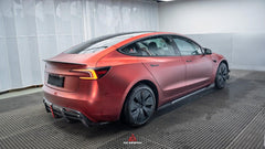 Tesla Model 3 Highland / Performance 2024-ON with Aftermarket Parts - AE Style Fiber Rear Wing?Pre-preg Carbon?from?ArmorExtend