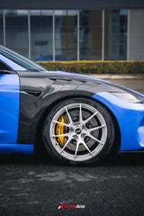 ArmorExtend Action Aero Series Front Fenders for Tesla Model 3 Highland / Performance 2024-ON Carbon Fiber