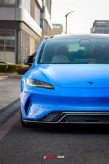 Tesla Model 3 Highland / Performance 2024-ON with Aftermarket Parts - Action Aero Series Front Bumper & Lip ABS from ArmorExtend