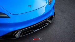 Tesla Model 3 Highland / Performance 2024-ON with Aftermarket Parts - Action Aero Series Front Bumper & Lip ABS from ArmorExtend