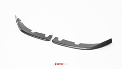 Tesla Model 3 Highland 2024-ON with Aftermarket Parts - Action Aero Series Front Lip & Splitter Dry Pre-preg Carbon Fiber / ABS from ArmorExtend