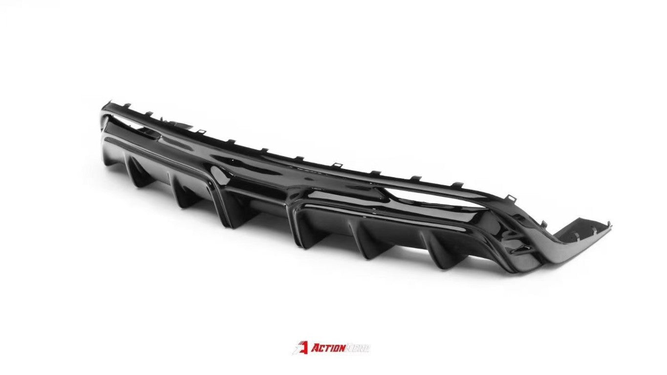 Tesla Model 3 Highland 2024-ON with Aftermarket Parts - Action Aero Series Rear Diffuser ABS from ArmorExtend