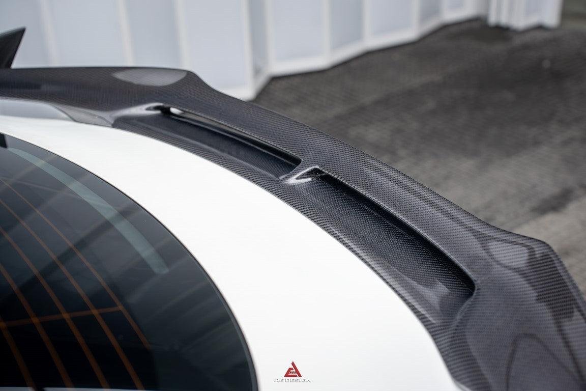 Tesla Model 3 Highland / Performance 2024-ON with Aftermarket Parts - AE Style Rear Wing Carbon Fiber from ArmorExtend