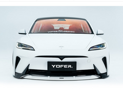 Tesla Model 3 Highland  Performance 2024-ON with Aftermarket Parts -  Loong Flames Max Front Bumper PP & ABS from Yofer USA