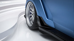 Tesla Model 3 Highland  Performance 2024-ON with Robot Craftsman's Aftermarket Parts - Carbon Fiber & FRP Fenders Flares & Wheel Arches & Side Skirts & Front Corner Canards & Side Canards HACKER