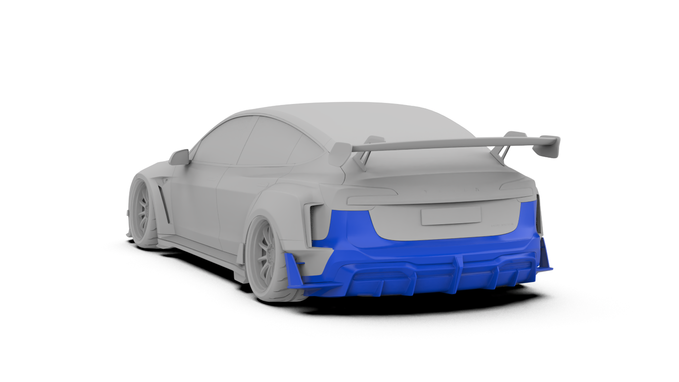 Tesla Model 3 Highland / Performance 2024-ON with Aftermarket Parts - Full Complete Kit Carbon Fiber / FRP from Robot Craftsman