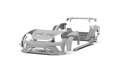 Tesla Model 3 Highland / Performance 2024-ON with Aftermarket Parts - Full Complete Kit Carbon Fiber / FRP from Robot Craftsman