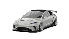 Tesla Model 3 Highland / Performance 2024-ON with Aftermarket Parts - Full Complete Kit Carbon Fiber / FRP from Robot Craftsman