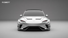 Tesla Model 3 Highland / Performance 2024-ON with Robot Craftsman's Aftermarket Parts - Robot Package A Carbon Fiber / FRP