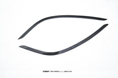Tesla Model 3 Highland Long Range RWD 2024-ON with Aftermarket Parts - Front Intake Vents Trim Carbon Fiber from CMST Tuning