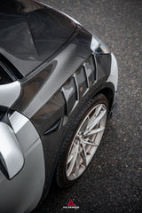 Tesla Model Y Performance AWD Long Range RWD Standard 2020 2021 2022 2023 2024 2025 with Aftermarket Parts - ART Front Fenders Carbon Fiber from ArmorExtend