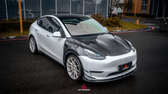 Tesla Model Y Performance AWD Long Range RWD Standard 2020 2021 2022 2023 2024 2025 with Aftermarket Parts - ART Hood Bonnet Carbon Fiber from ArmorExtend