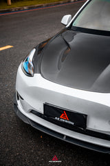 Tesla Model Y Performance AWD Long Range RWD Standard 2020 2021 2022 2023 2024 2025 with Aftermarket Parts - ART Hood Bonnet Carbon Fiber from ArmorExtend
