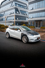 Tesla Model Y Performance AWD Long Range RWD Standard 2020 2021 2022 2023 2024 2025 with Aftermarket Parts - ART Hood Bonnet Carbon Fiber from ArmorExtend