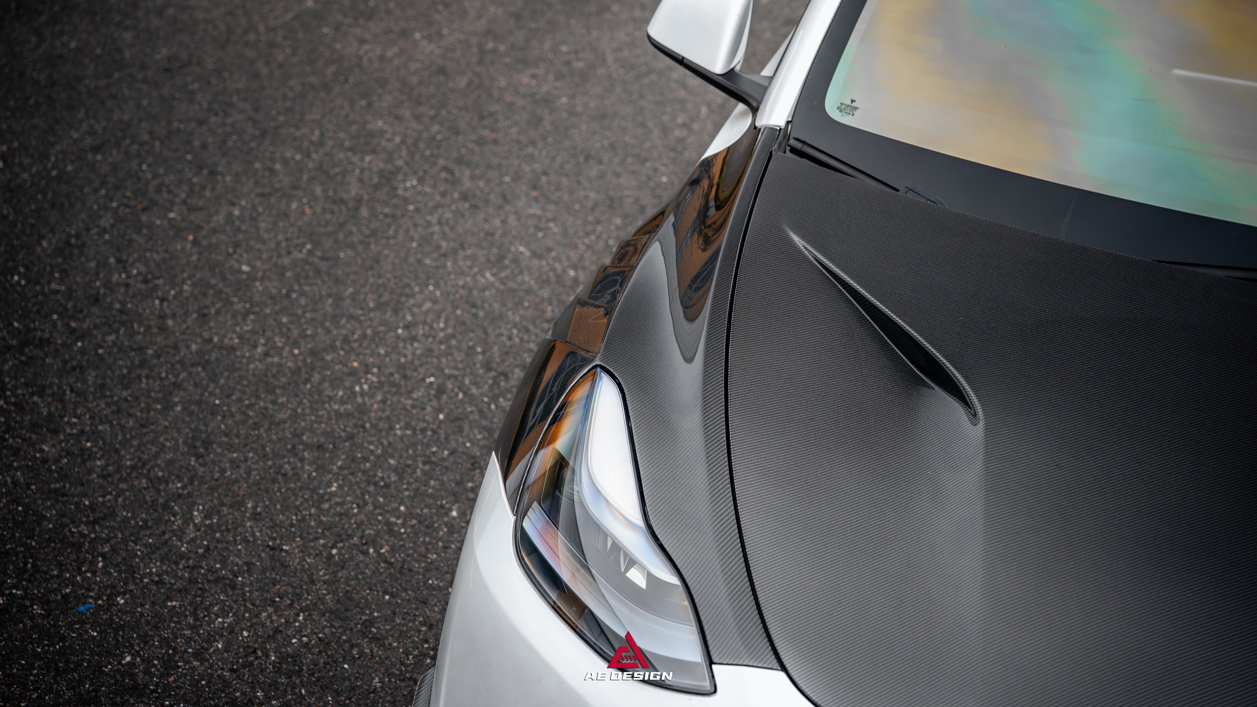 Tesla Model Y Performance AWD Long Range RWD Standard 2020 2021 2022 2023 2024 2025 with Aftermarket Parts - ART Hood Bonnet Carbon Fiber from ArmorExtend