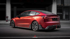 Tesla Model 3 Highland / Performance 2024-ON with Aftermarket Parts - AE Style Fiber Rear Wing?Pre-preg Carbon?from?ArmorExtend