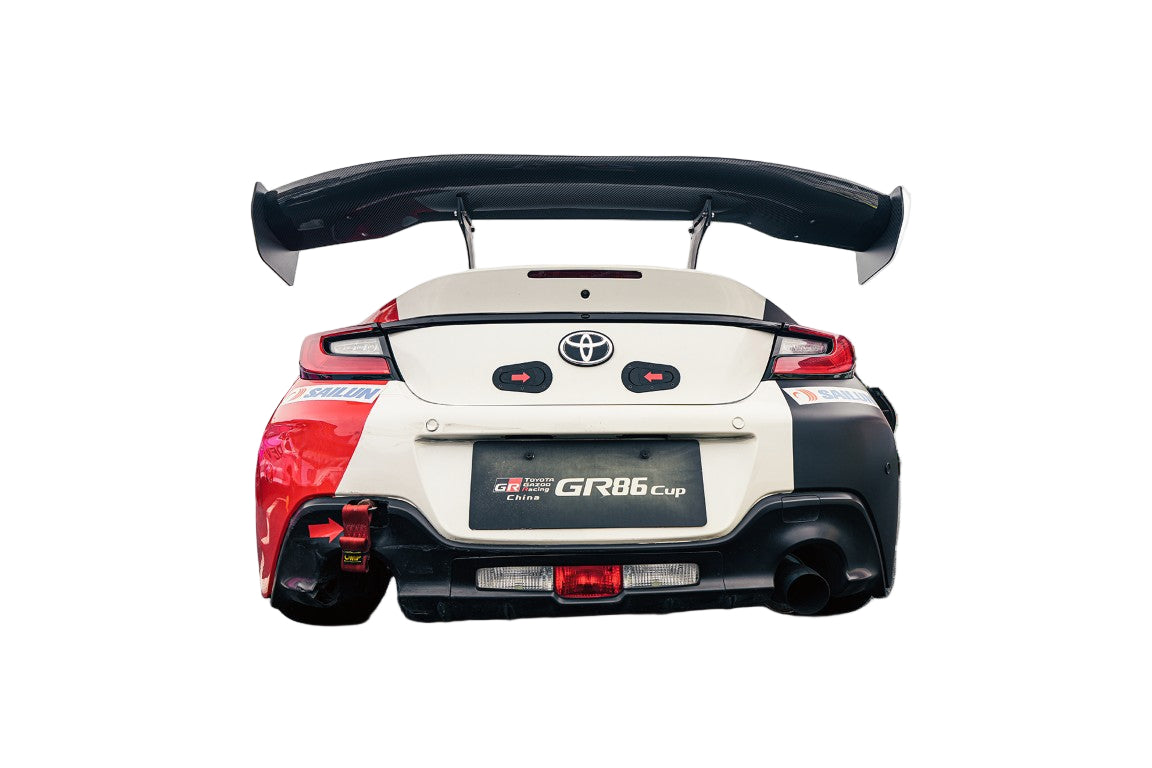 Toyota GR86 ZN8 2022-ON &amp; Subaru BRZ ZD8 2022-ON with Aftermarket Parts - Rear Wing Dry Pre-preg Carbon Fiber from Geex Village