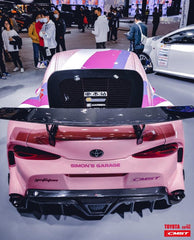 Toyota GR Supra A90 A91 2020-ON with Aftermarket Parts - FT1 Conversion Kit Rear Bumper Rear Diffuser Carbon Fiber / FRP from CMST Tuning