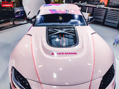 Toyota GR Supra A90 A91 2020-ON with CMST Tuning's Aftermarket Parts - Carbon Fiber Hood Bonnet FT1 Conversion Kit
