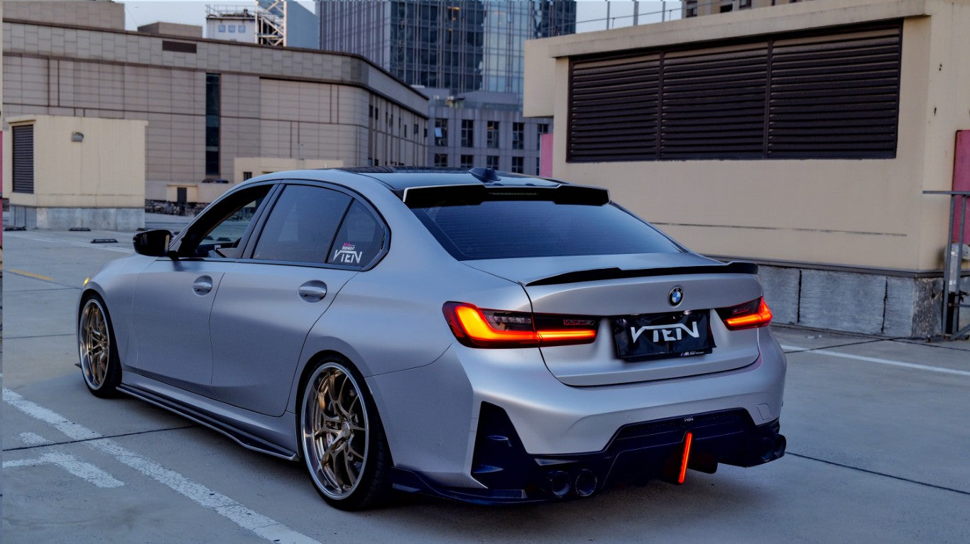 BMW M3 G80 2021-ON & 3 Series 330i M340i (Fits Both Pre-LCI & LCI) G20 2019-ON with Aftermarket Parts - Rear Roof Spoiler ABS from VTEN