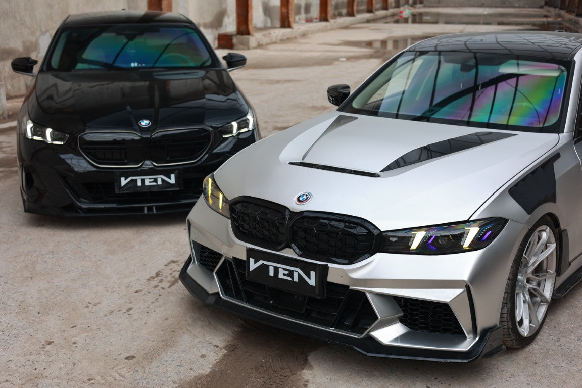 BMW 5 Series 530 540 & i5 e/x Drive40 M60 G60 G61 2024-ON with Aftermarket Parts - Front Lip PP from VTEN 