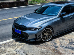 BMW 3 Series 330i (with M-package bumper, does not fit base model) M340i G20 G21 LCI 2023-ON with Aftermarket Parts - Front Canards ABS from VTEN