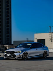 BMW 3 Series 330i (with M-package bumper, does not fit base model) M340i G20 G21 LCI 2023-ON with Aftermarket Parts - Front Canards ABS from VTEN