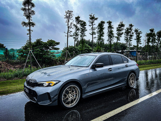 BMW 3 Series 330i (with M-package bumper, does not fit base model) M340i G20 G21 LCI 2023-ON with Aftermarket Parts - Front Lip PP from VTEN