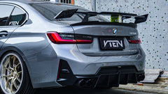 VTEN Rear Canards for BMW 3 Series 330i M340i G20 G21 LCI 2023-ON ABS Gloss Black