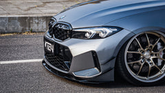 BMW 3 Series 330i (with M-package bumper, does not fit base model) M340i G20 G21 LCI 2023-ON with Aftermarket Parts - Front Canards ABS from VTEN