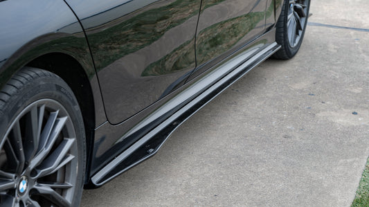 BMW 3 Series 330i M340i G20 G21 (Fits both Pre-LCI & LCI) 2019-ON with Aftermarket Parts - Side Skirts ABS from VTEN