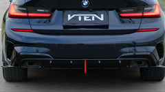 BMW 3 Series 330i M340i G20 G21 Pre-LCI (fitment for 330i requires M-Sport package bumper) 2020 2021 2022 with Aftermarket Parts - Rear Canards ABS from VTEN