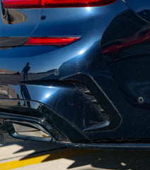BMW 3 Series 330i M340i G20 G21 Pre-LCI (fitment for 330i requires M-Sport package bumper) 2020 2021 2022 with Aftermarket Parts - Rear Canards ABS from VTEN