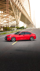 BMW 3 Series G20 330i M340i LCI 2023-ON with Aftermarket Parts - MP Style Side Skirts ABS from VTEN