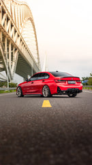 BMW 3 Series G20 330i M340i LCI 2023-ON with Aftermarket Parts - MP Style Side Skirts ABS from VTEN