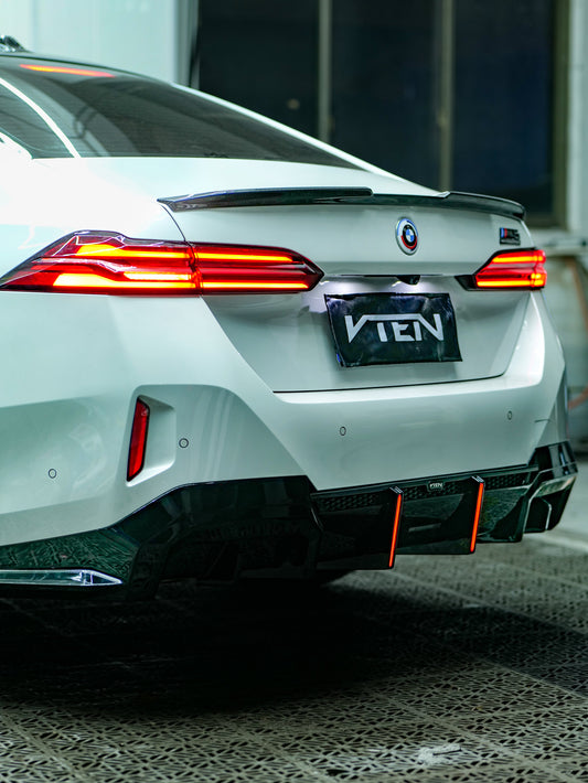 BMW 5 Series 530 540 & i5 e/x Drive40 M60 G60 2024-ON with Aftermarket Parts - Rear Lip Spoiler ABS from VTEN
