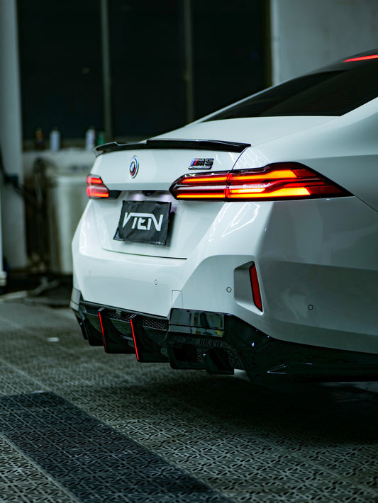 BMW 5 Series 530 540 & i5 e/x Drive40 M60 G60 2024-ON with Aftermarket Parts - Rear Lip Spoiler ABS from VTEN