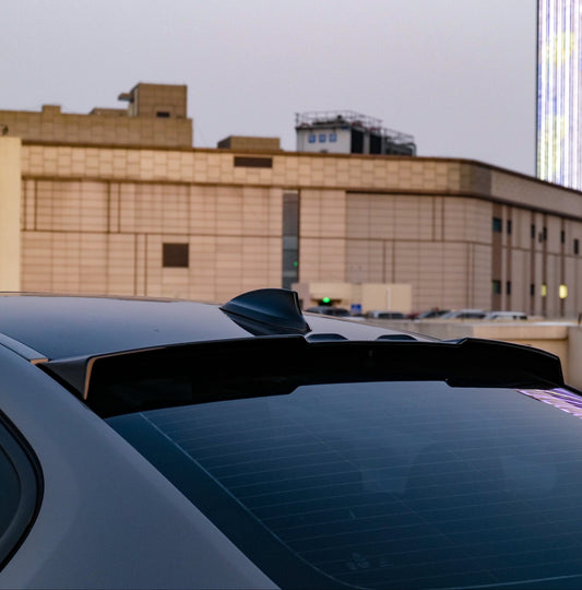 BMW M5/M5C F90 (Fits Both Pre-LCI & LCI) 2018-ON & 5 Series G30 540i M550i (With M-Package Bumper) G30 G31 (Fits Both Pre-LCI & LCI) 2017-ON with Aftermarket Parts - Rear Roof Spoiler ABS from VTEN