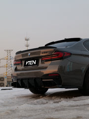 BMW M5/M5C F90 (Fits Both Pre-LCI & LCI) 2018-ON & 5 Series G30 540i M550i (With M-Package Bumper) G30 G31 (Fits Both Pre-LCI & LCI) 2017-ON with Aftermarket Parts - V1 Rear Canards PP from VTEN