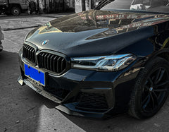BMW 5 Series M550i 540i (With M-Package Bumper) G30 G31 LCI 2021-ON with Aftermarket Parts - Front Lip PP from VTEN